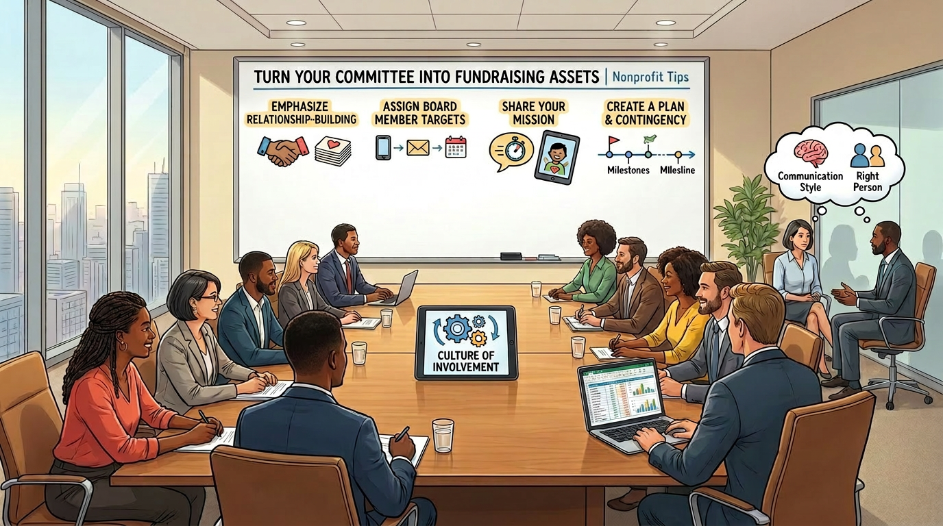 Turn Your Committee Into Fundraising Assets | Nonprofit Tips