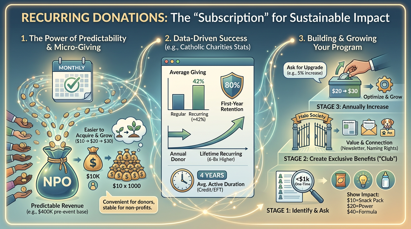 How to Boost Recurring Donations - From a Real Example