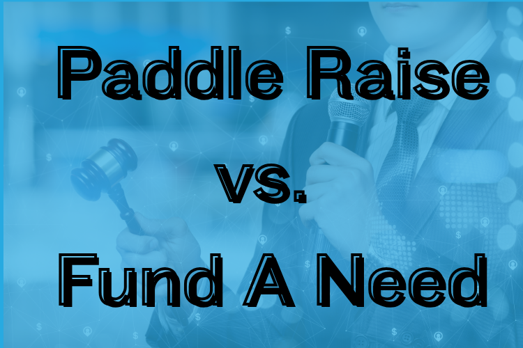 Paddle Raise vs. Fund a Need: What's the Difference?